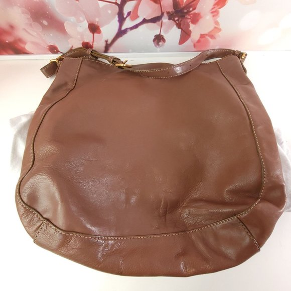 Marc by Marc Jacobs Globetrotter Wild Wild Willa Hobo Brown Bag Shoulder - Picture 2 of 12